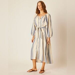 Natalie Martin French Stripe Linen Dress